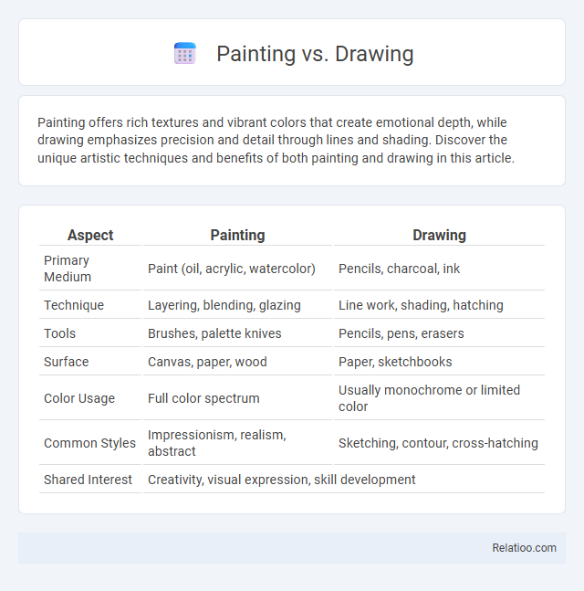 Painting vs. Drawing - What is The Difference?
