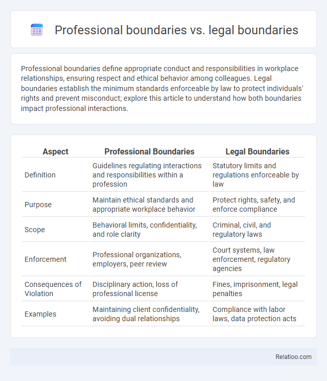 Professional boundaries vs. legal boundaries - What is The Difference?