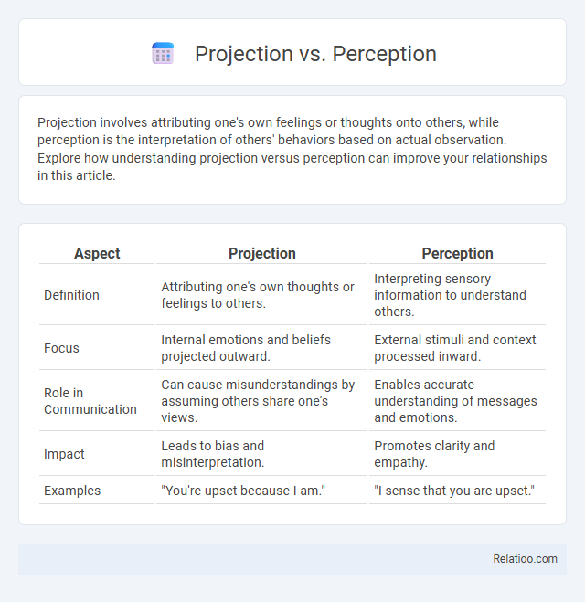 Projection vs. Perception - What is The Difference?