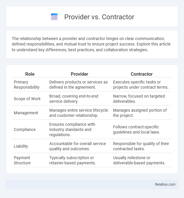 Provider vs. Contractor - What is The Difference?