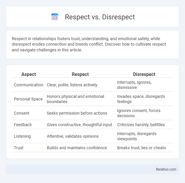 Respect vs. Disrespect - What is The Difference?