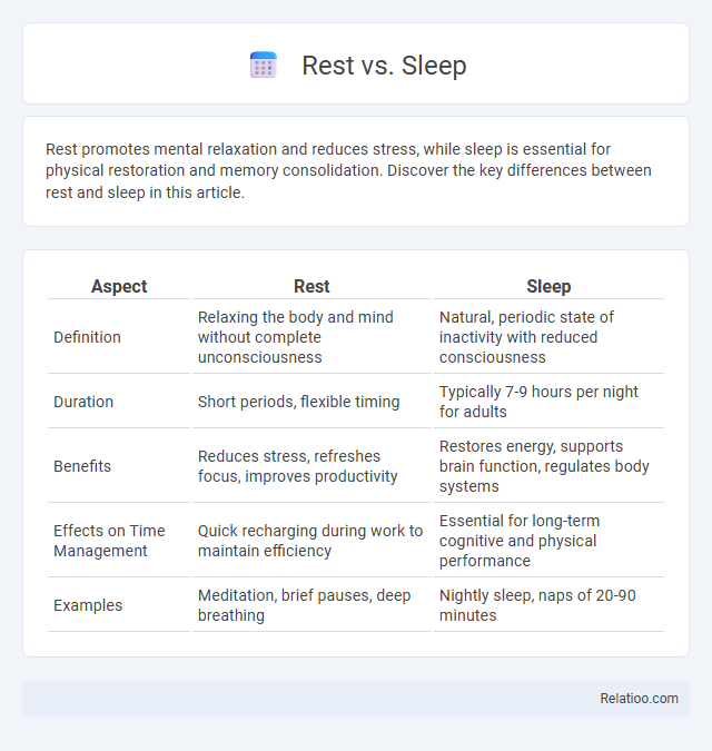 Rest vs. Sleep - What is The Difference?