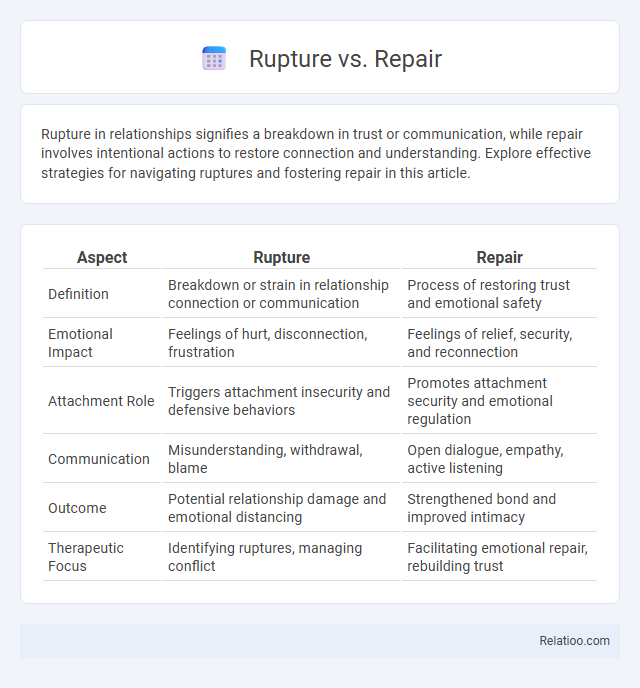 Rupture vs. Repair - What is The Difference?