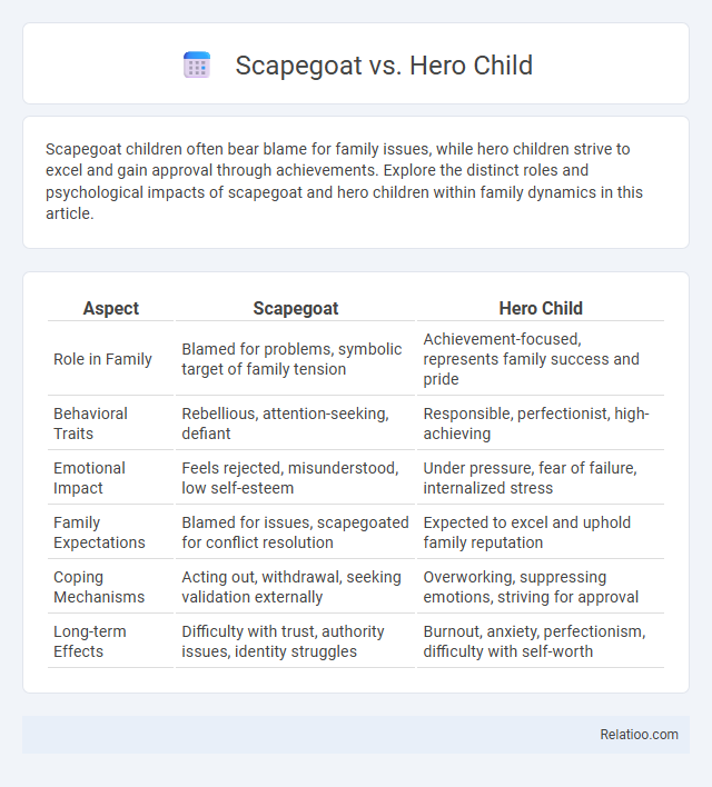 Scapegoat vs. Hero Child - What is The Difference?