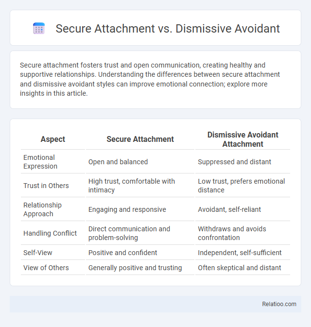 Secure Attachment vs. Dismissive Avoidant - What is The Difference?