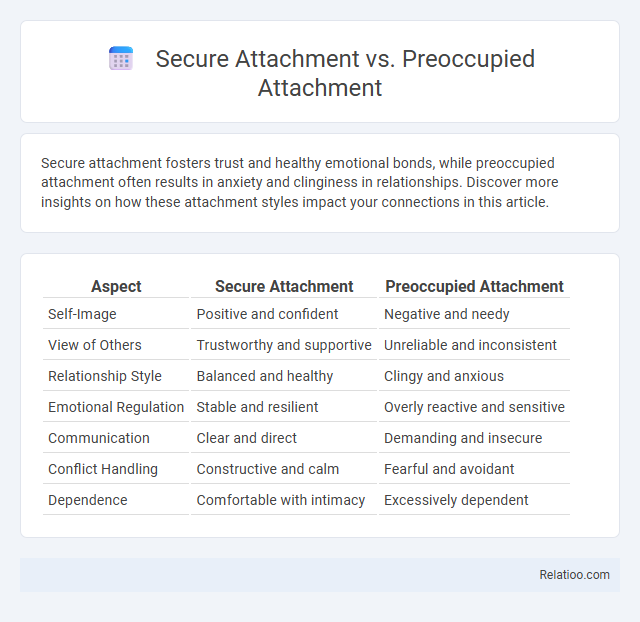 Secure Attachment vs. Preoccupied Attachment - What is The Difference?