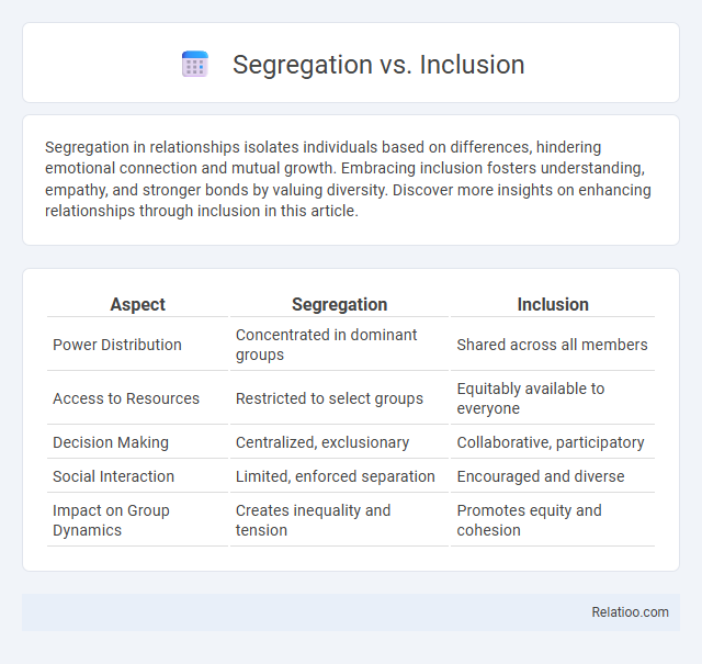Segregation vs. Inclusion - What is The Difference?