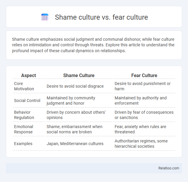 Shame culture vs. fear culture - What is The Difference?