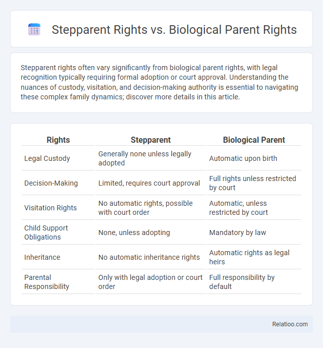 Stepparent Rights vs. Biological Parent Rights - What is The Difference?