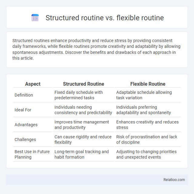 Structured routine vs. flexible routine - What is The Difference?