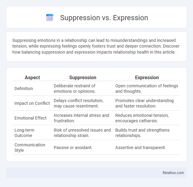 Suppression vs. Expression - What is The Difference?