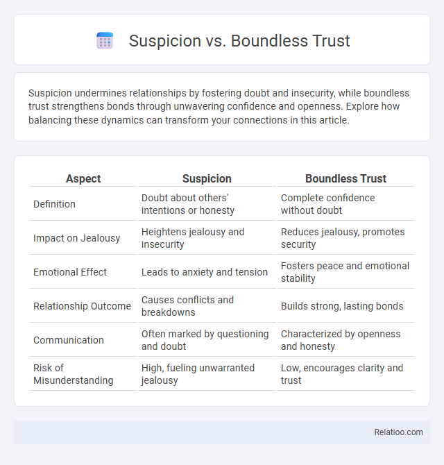 Suspicion vs. Boundless Trust - What is The Difference?