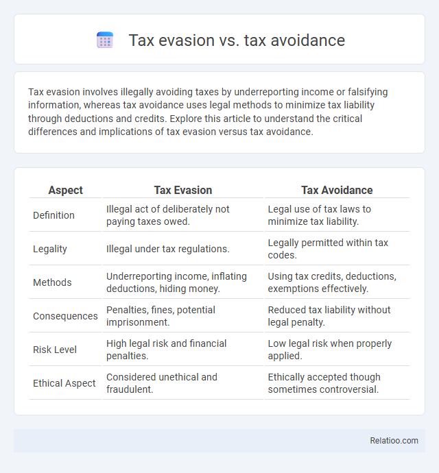 Tax evasion vs. tax avoidance - What is The Difference?