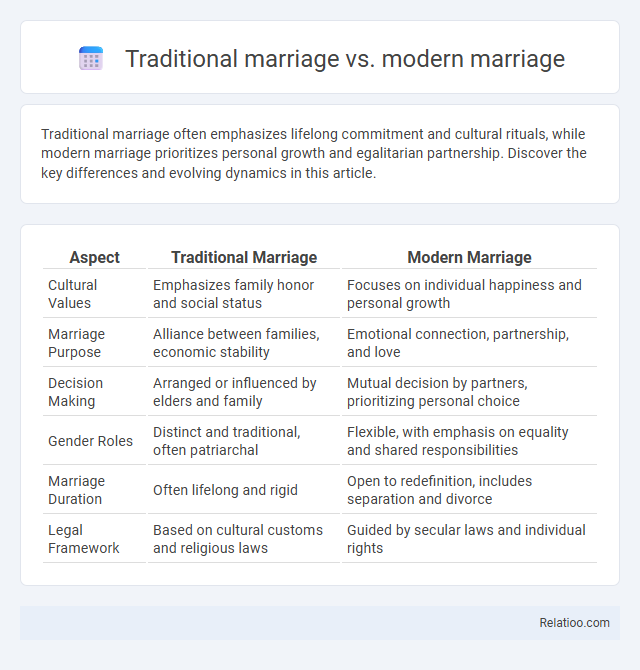 Traditional marriage vs. modern marriage - What is The Difference?
