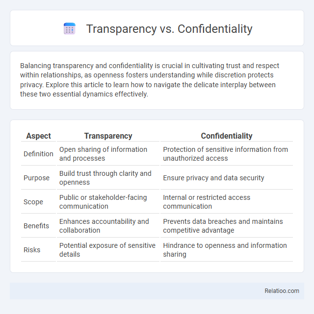 Transparency vs. Confidentiality - What is The Difference?