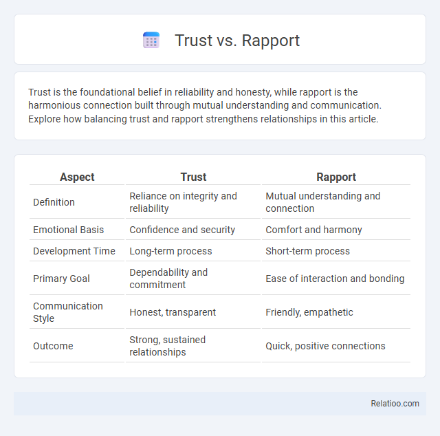 Trust vs. Rapport - What is The Difference?