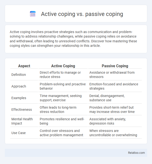 Active coping vs. passive coping - What is The Difference?