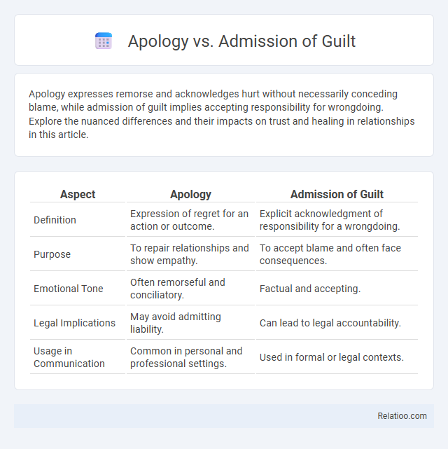 Apology vs. Admission of Guilt - What is The Difference?