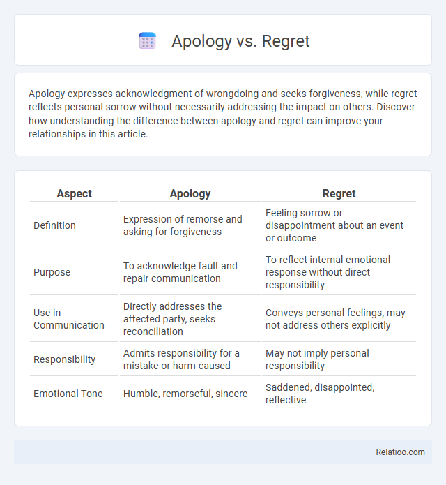 Apology vs. Regret - What is The Difference?