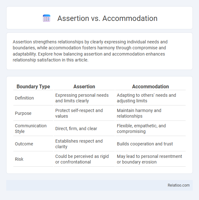 Assertion vs. Accommodation - What is The Difference?