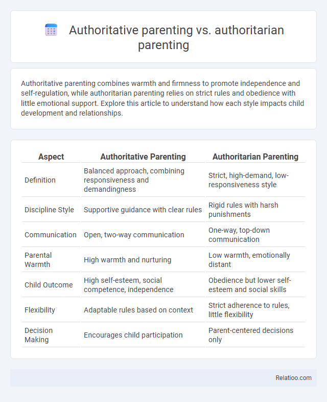 Authoritative parenting vs. authoritarian parenting - What is The Difference?