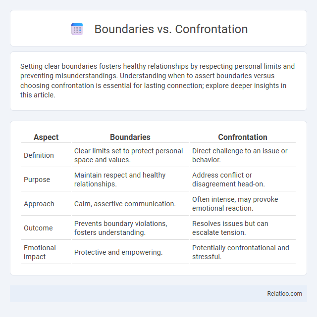 Boundaries vs. Confrontation - What is The Difference?
