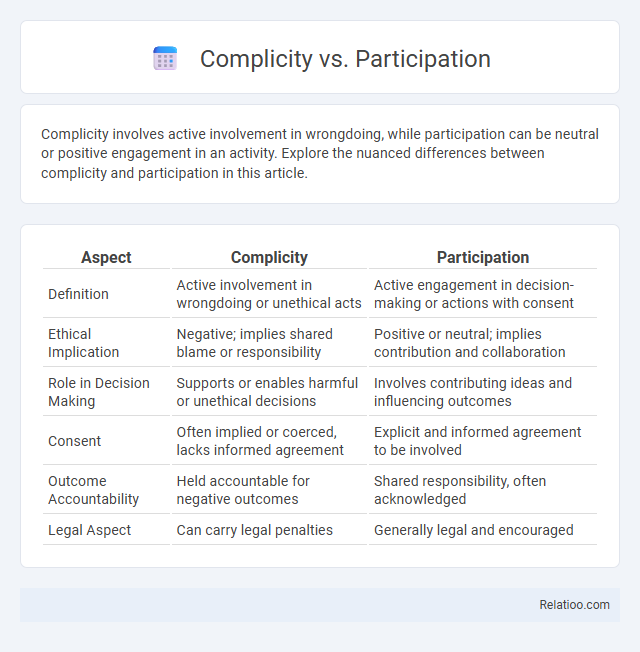 Complicity vs. Participation - What is The Difference?
