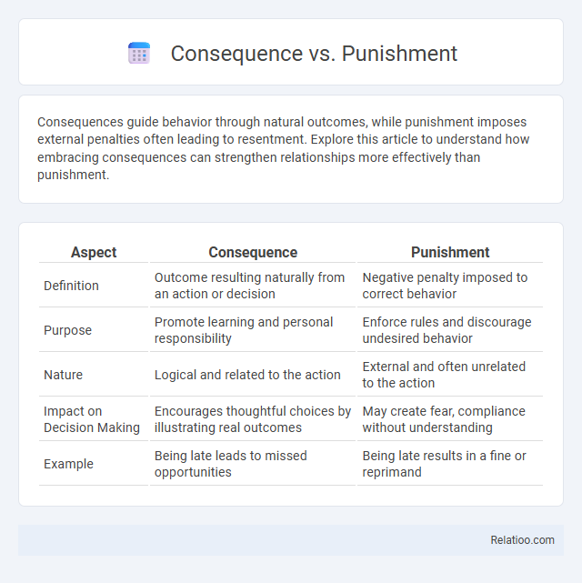 Consequence vs. Punishment - What is The Difference?