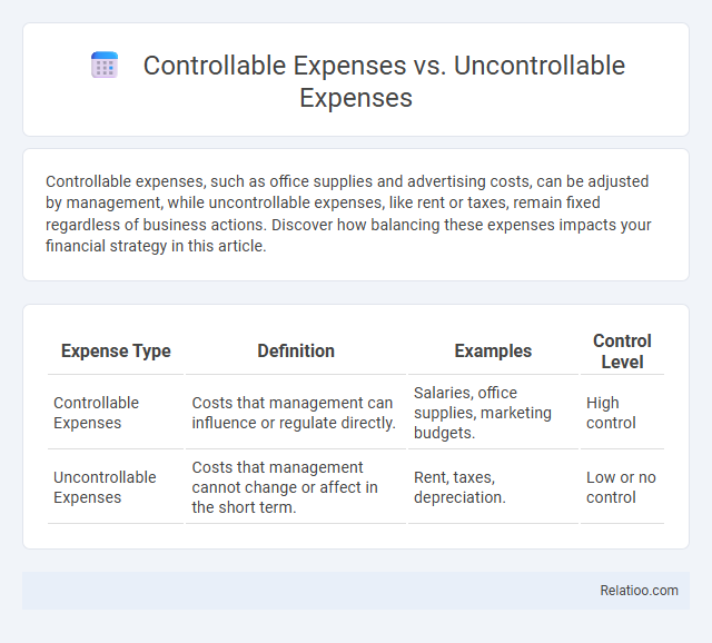 Controllable Expenses vs. Uncontrollable Expenses - What is The Difference?