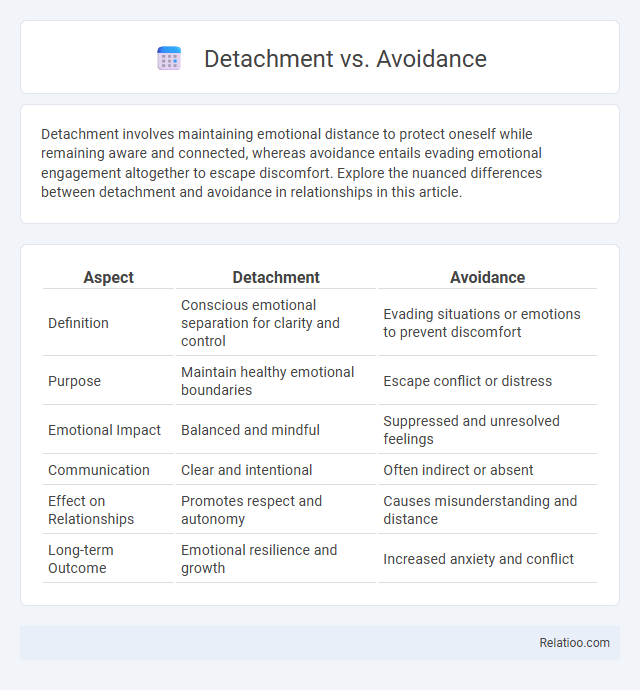 Detachment vs. Avoidance - What is The Difference?