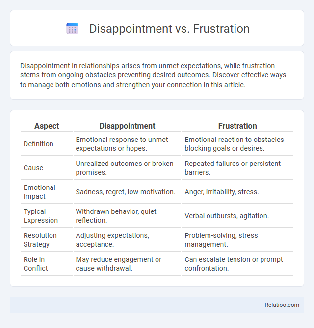 Disappointment vs. Frustration - What is The Difference?