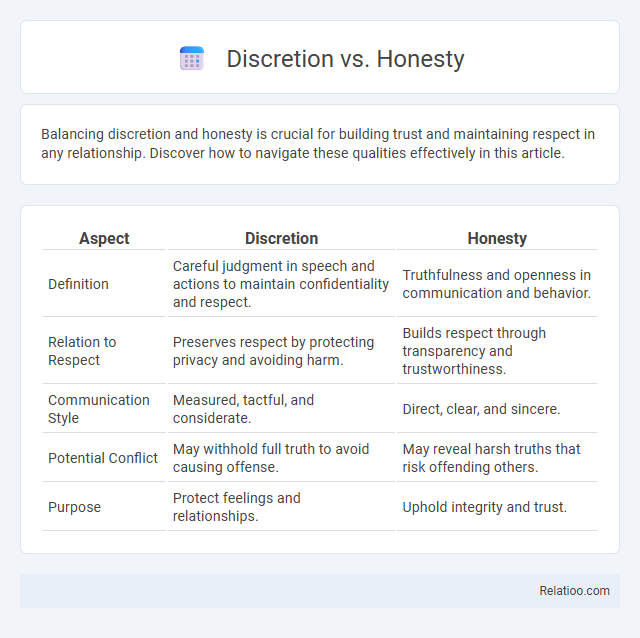Discretion vs. Honesty - What is The Difference?