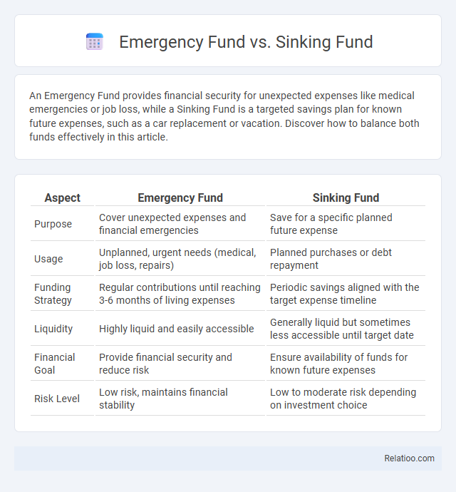 Emergency Fund vs. Sinking Fund - What is The Difference?