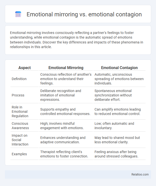 Emotional mirroring vs. emotional contagion - What is The Difference?