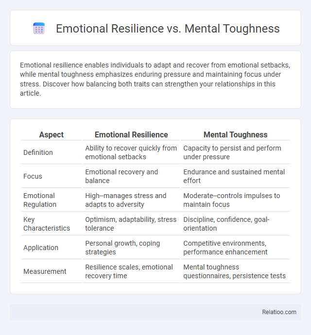 Emotional Resilience vs. Mental Toughness - What is The Difference?