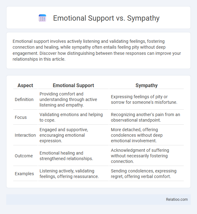 Emotional Support vs. Sympathy - What is The Difference?