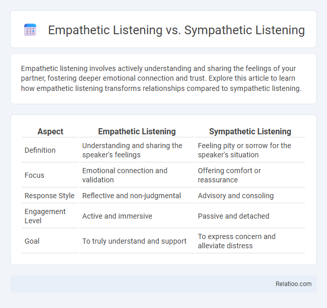 Empathetic Listening vs. Sympathetic Listening - What is The Difference?