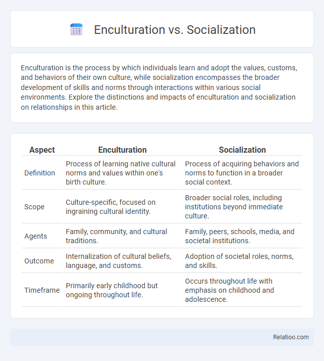 Enculturation vs. Socialization - What is The Difference?