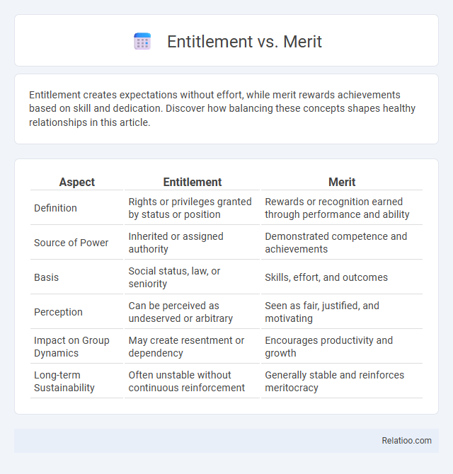 Entitlement vs. Merit - What is The Difference?