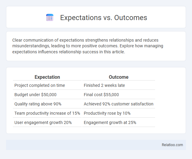 Expectations vs. Outcomes - What is The Difference?