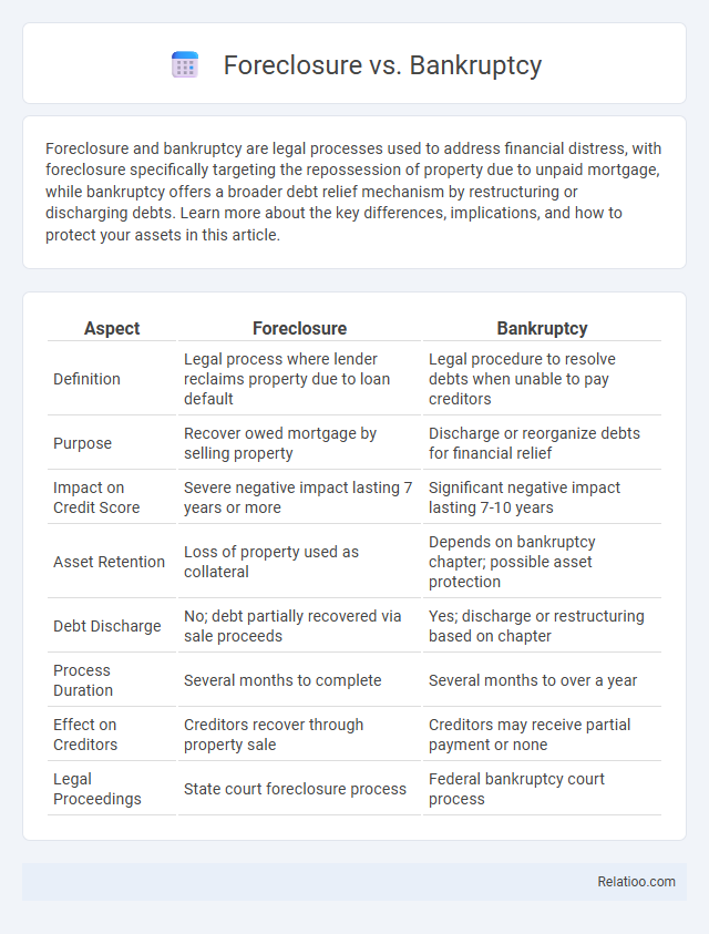 Foreclosure vs. Bankruptcy - What is The Difference?