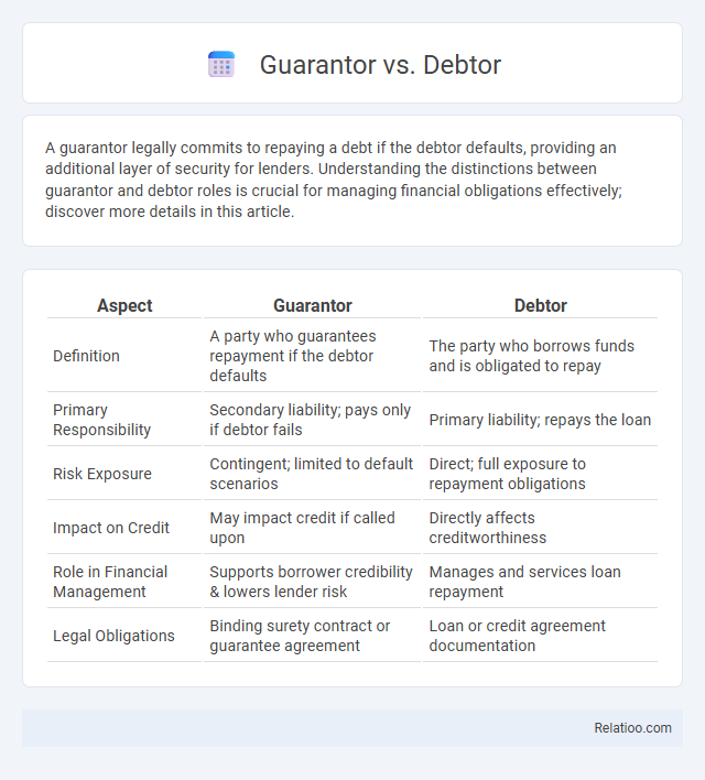 Guarantor vs. Debtor - What is The Difference?