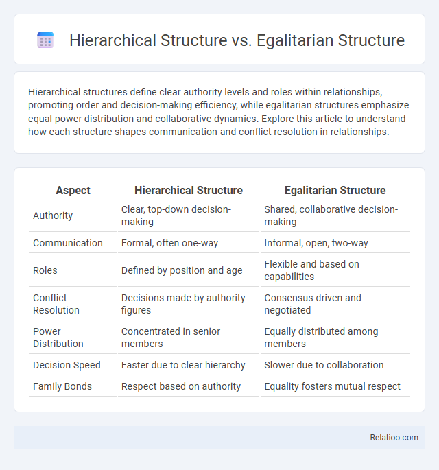 Hierarchical Structure vs. Egalitarian Structure - What is The Difference?