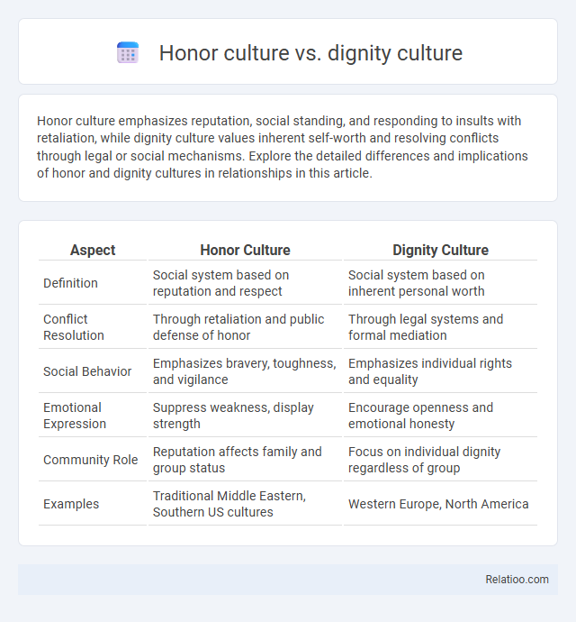 Honor culture vs. dignity culture - What is The Difference?