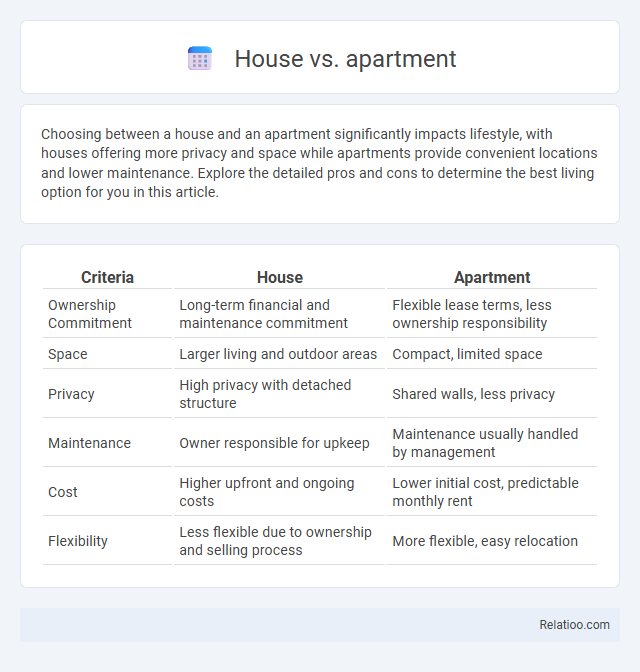 House vs. apartment - What is The Difference?