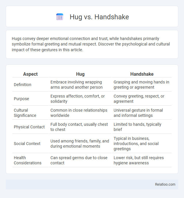 Hug vs. Handshake - What is The Difference?