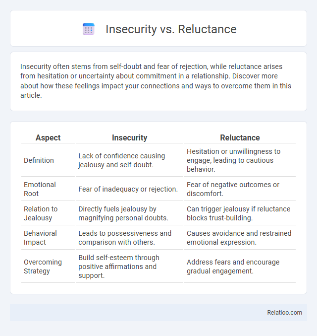 Insecurity vs. Reluctance - What is The Difference?