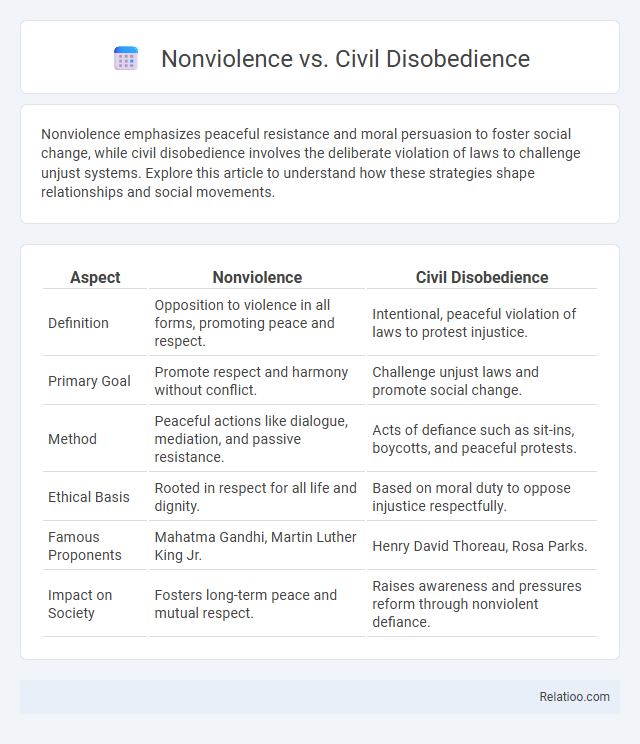 Nonviolence vs. Civil Disobedience - What is The Difference?