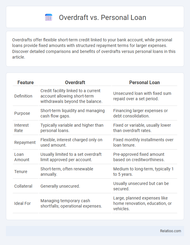 Overdraft vs. Personal Loan - What is The Difference?