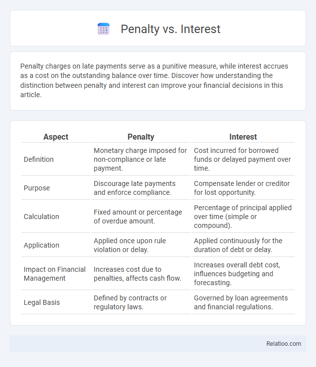 Penalty vs. Interest - What is The Difference?